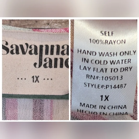 Savannah Jane Embroidered V Neck Tunic With Embroidery On Bell Sleeves - Picture 10 of 16